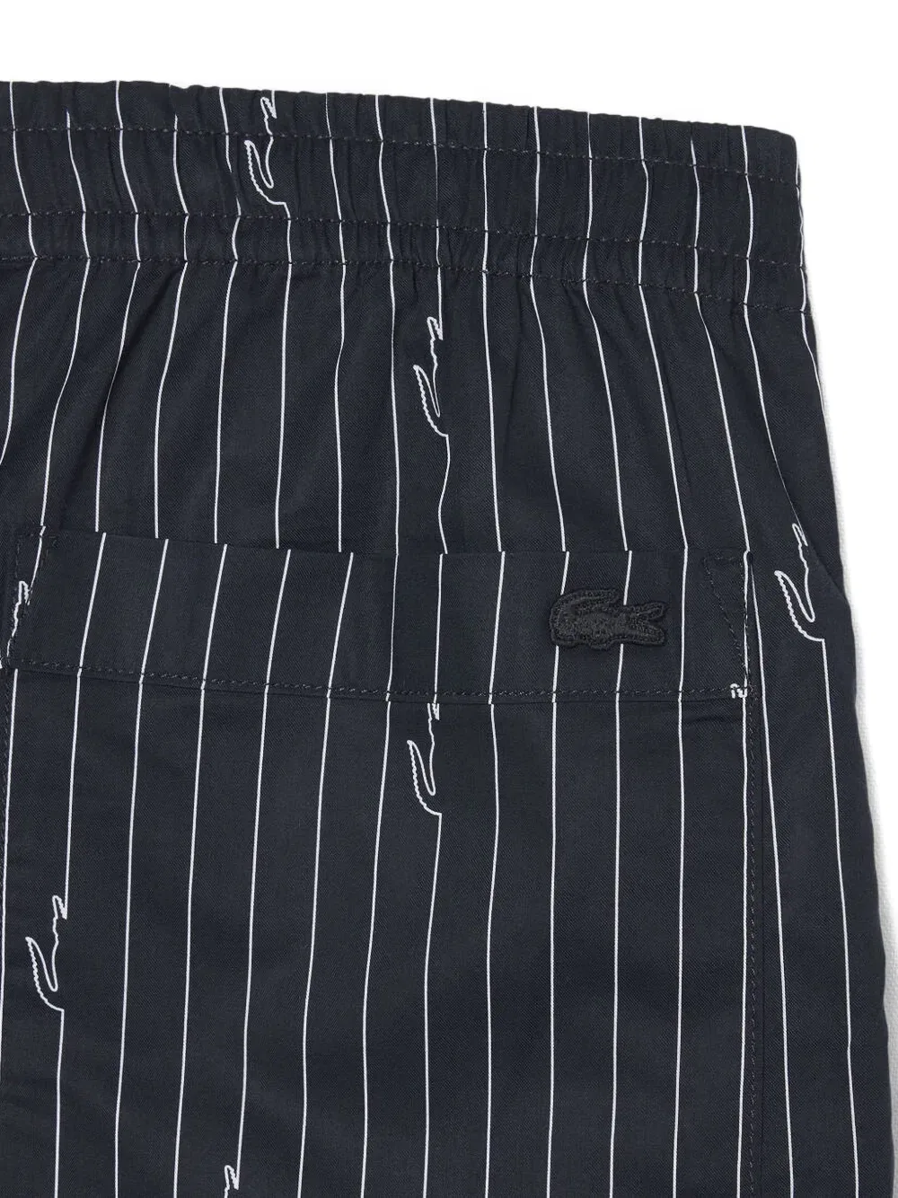 Шорты с крокодиловым принтом Lacoste, синий — фото 4