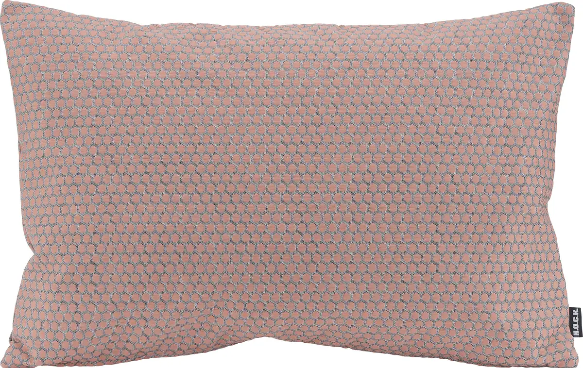 

Х.ОК.К. Подушка декоративная "Miss Dots Pillow", с горошками, чехол на подушку с наполнителем, 1 шт H.O.C.K. 40х60 см, цвет apricot + gepunktet