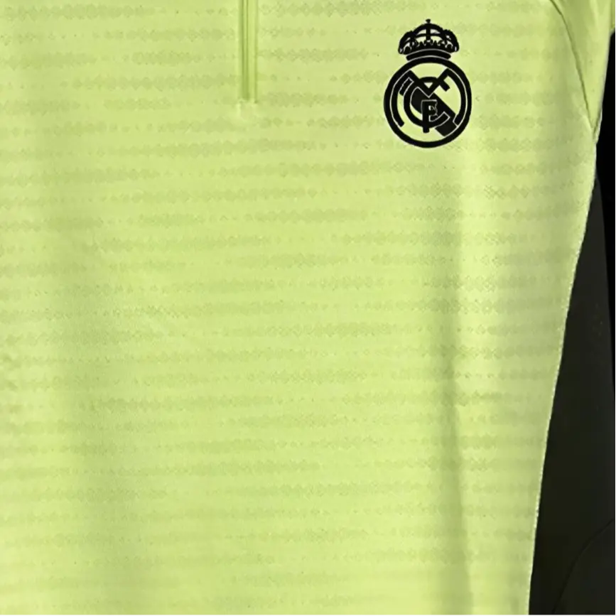 Adidas Футболка Real Madrid SS25 мужская neon green/black — фото 4