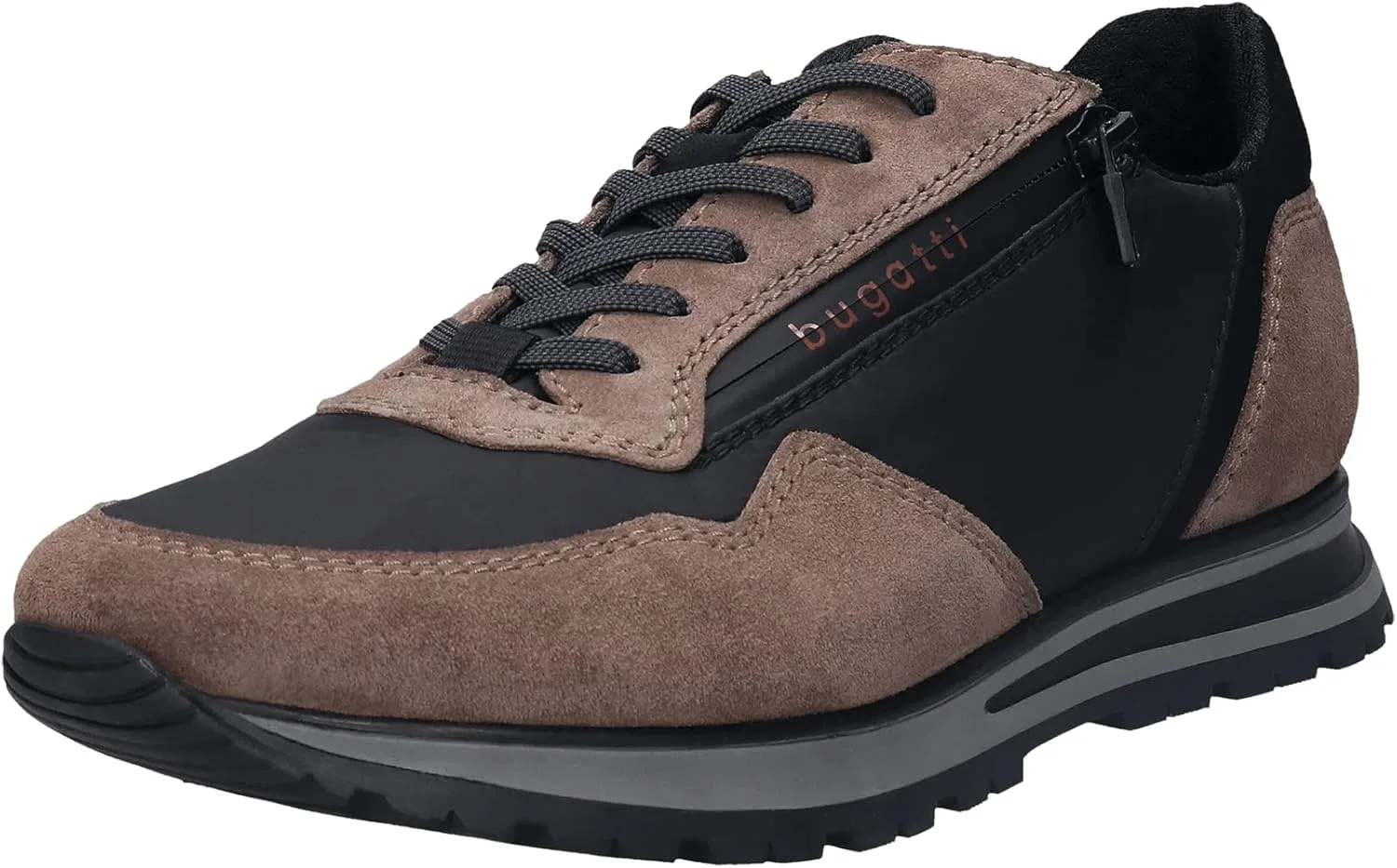 Кроссовки bugatti Lace-Up Cognac, 43, Taupe Black — фото 2