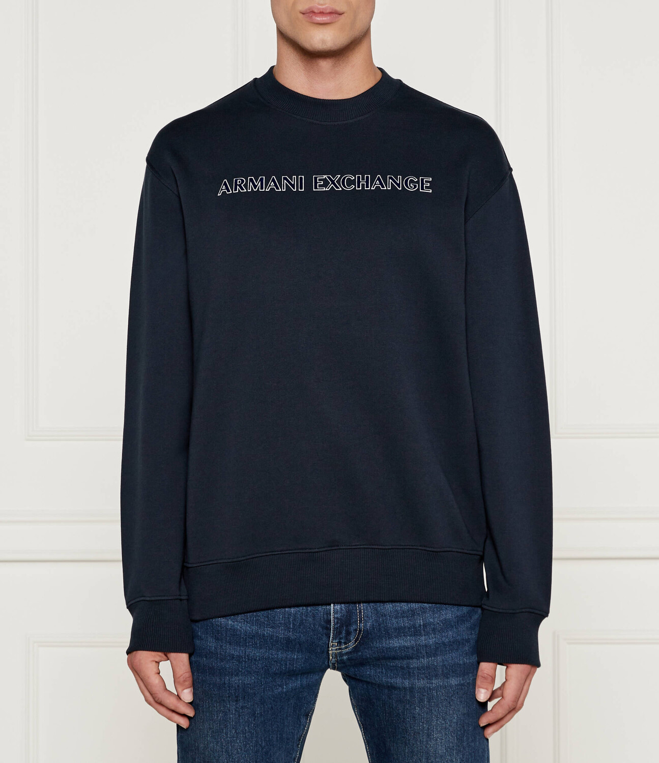 

Толстовка Armani Exchange Regular Fit, темно-синий