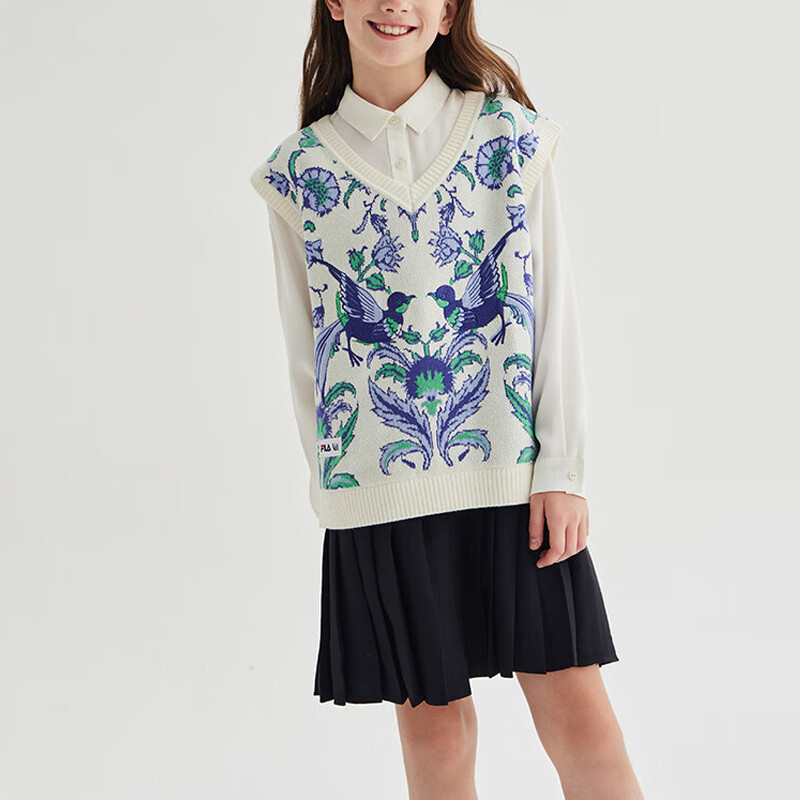 Детский костюм с юбкой Fila Kids, цвет All Over Print — фото 2
