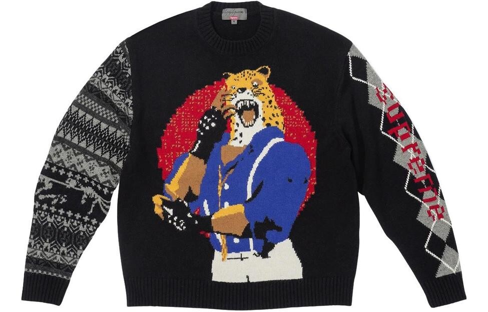 

Свитер Supreme Yohji Yamamoto Tekken, черный