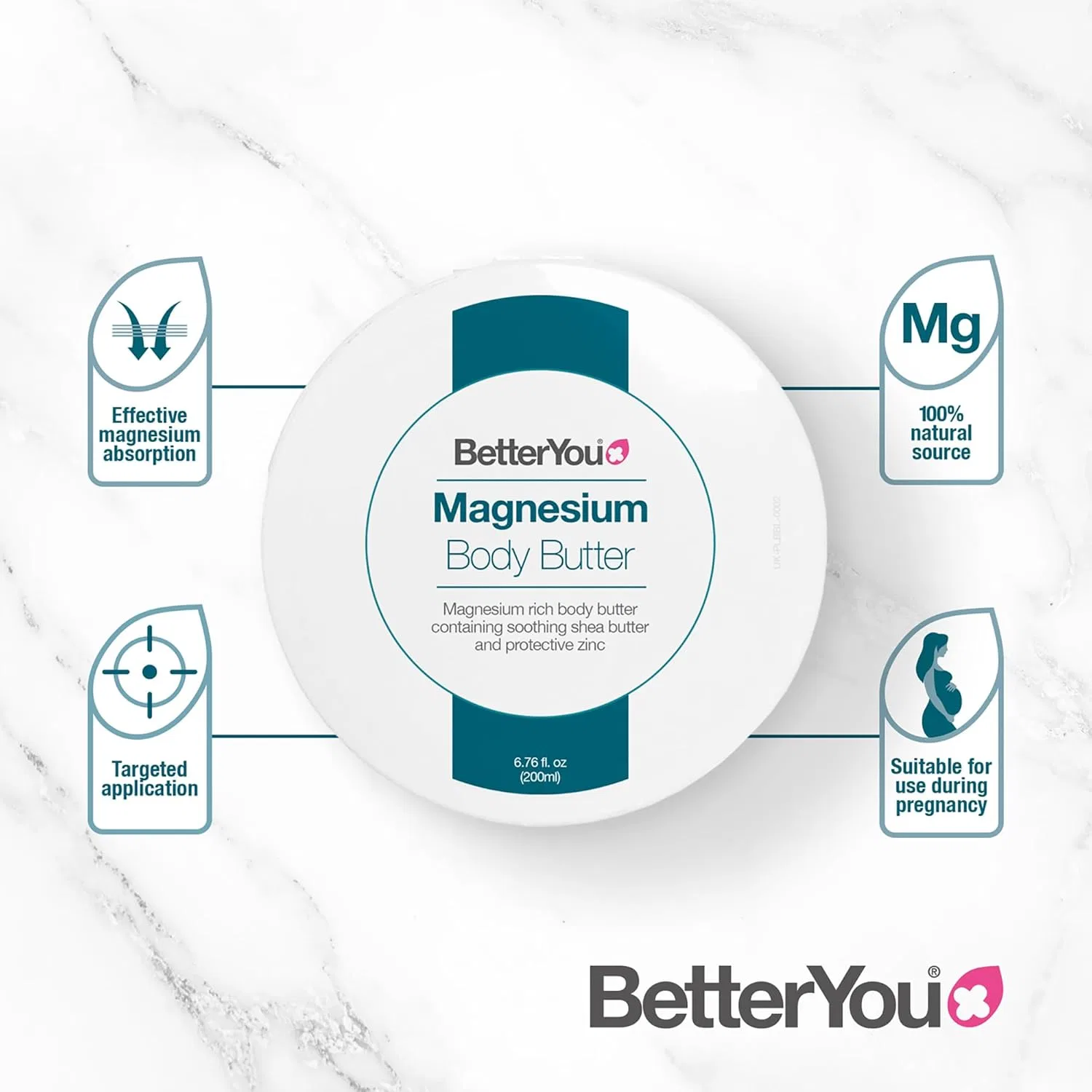 Масло для тела Magnesium Body Butter BetterYou 180 мл Better You — фото 3