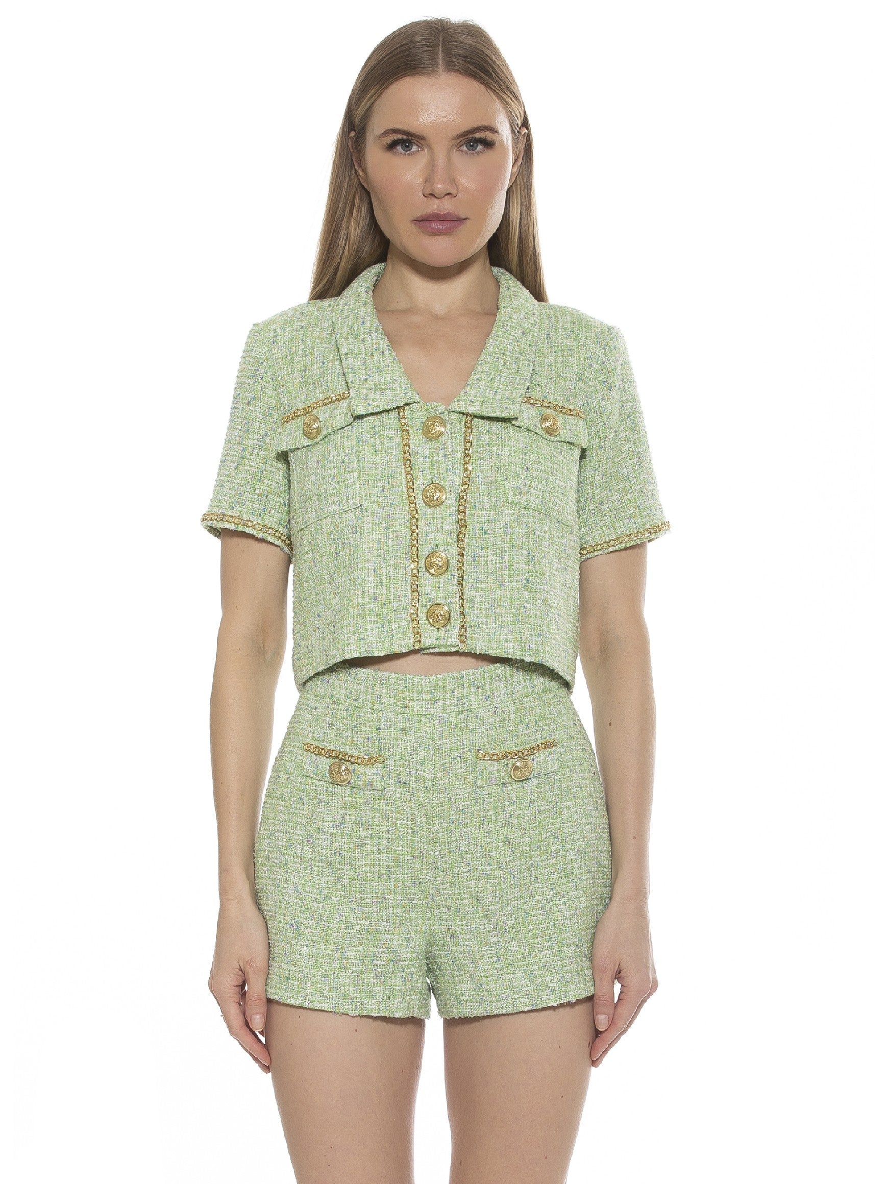 

Куртка Селены ALEXIA ADMOR, цвет green tweed