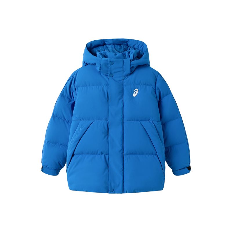 

Пуховик для спортивных занятий Темно-синий подростковый Asics