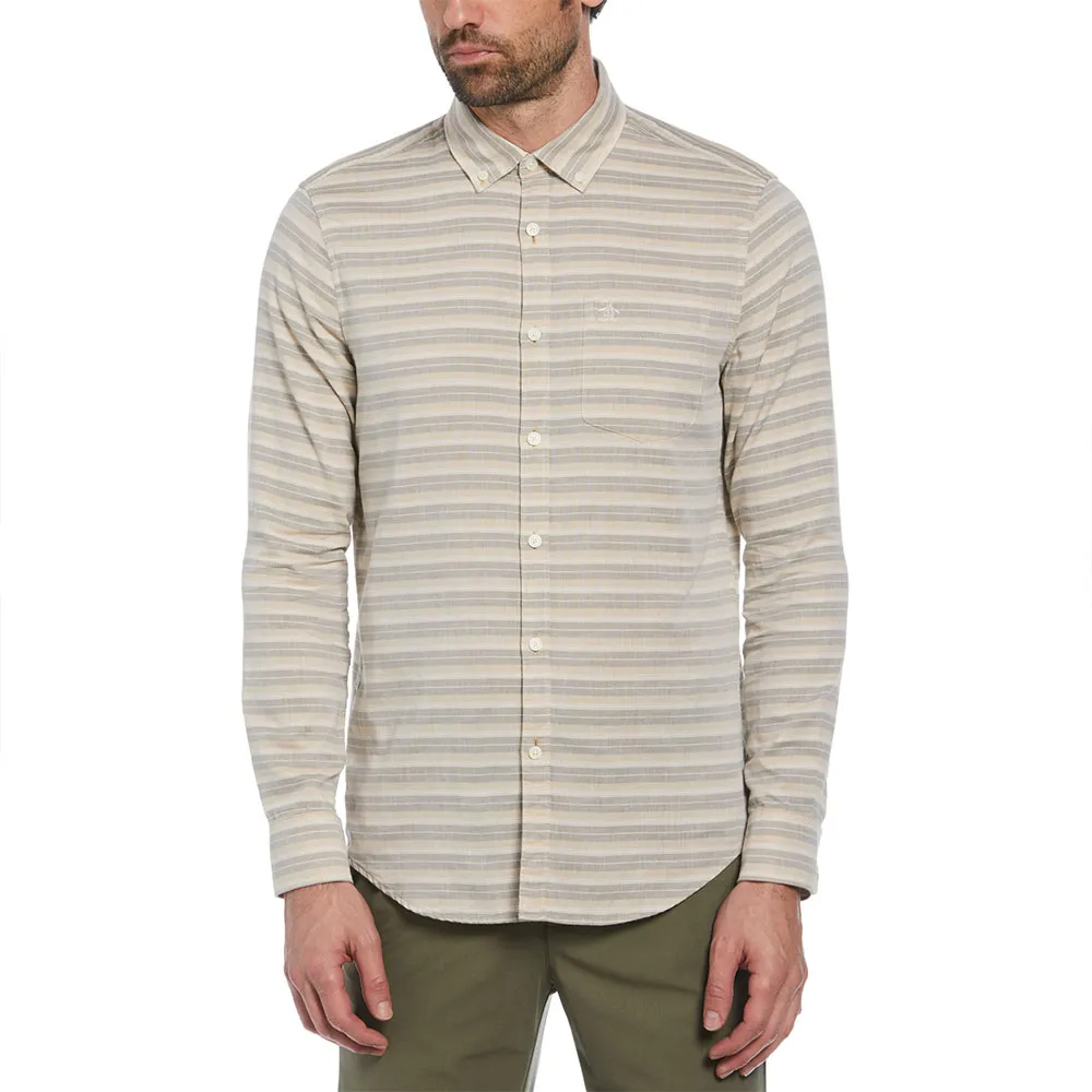 

Рубашка Original Penguin Cloth Stripe, бежевый