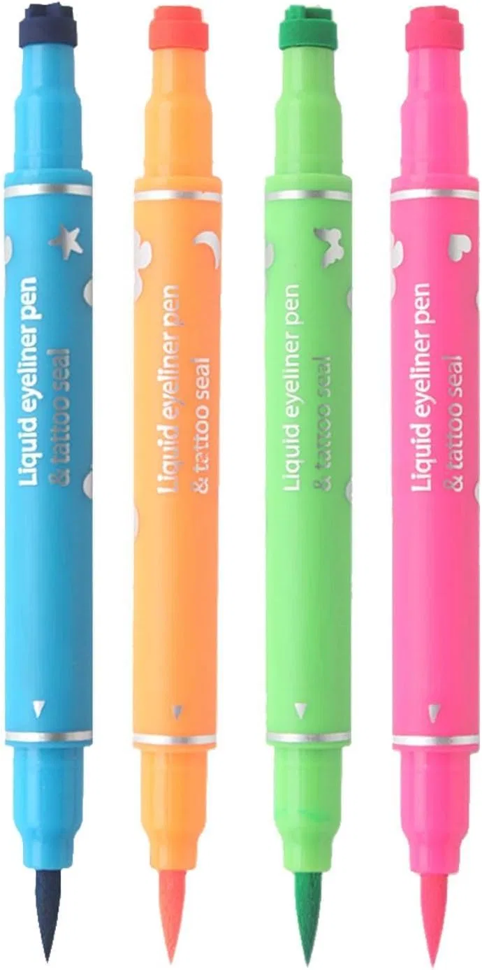 Подводка для глаз Stamp Eyeliner Pen, водонепроницаемая, Generic, 1 шт, один цвет