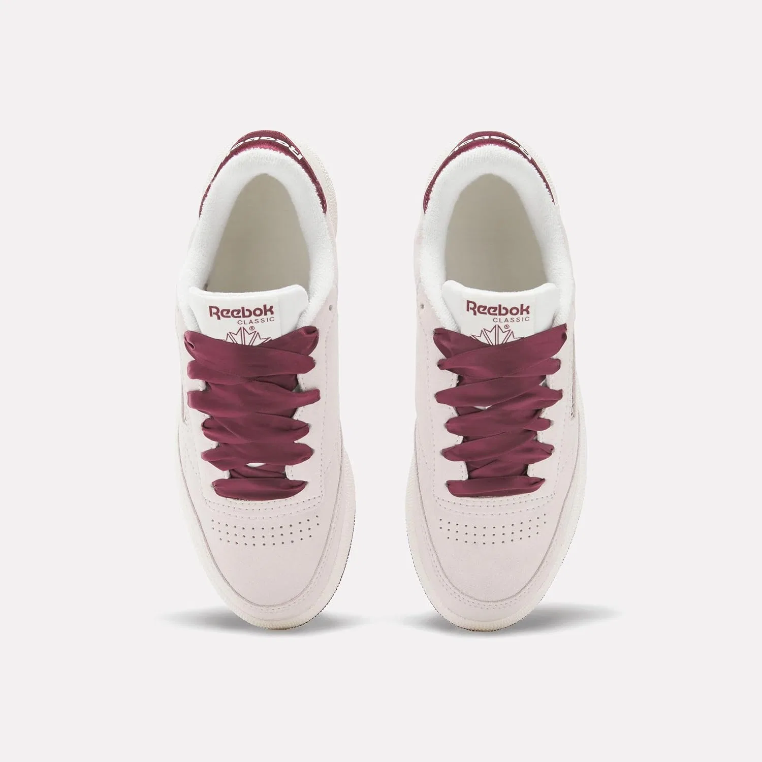 Кроссовки Reebok Workout Low, цвет Luxegrey Blackcherry Chalk — фото 4