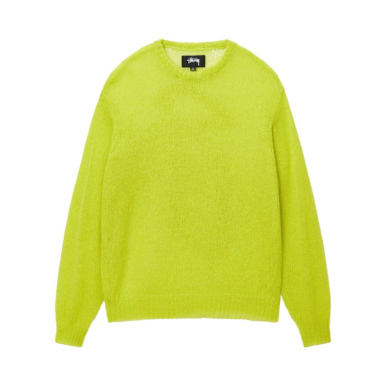 

Свитер Stussy Loose Knit 'Lime', зеленый