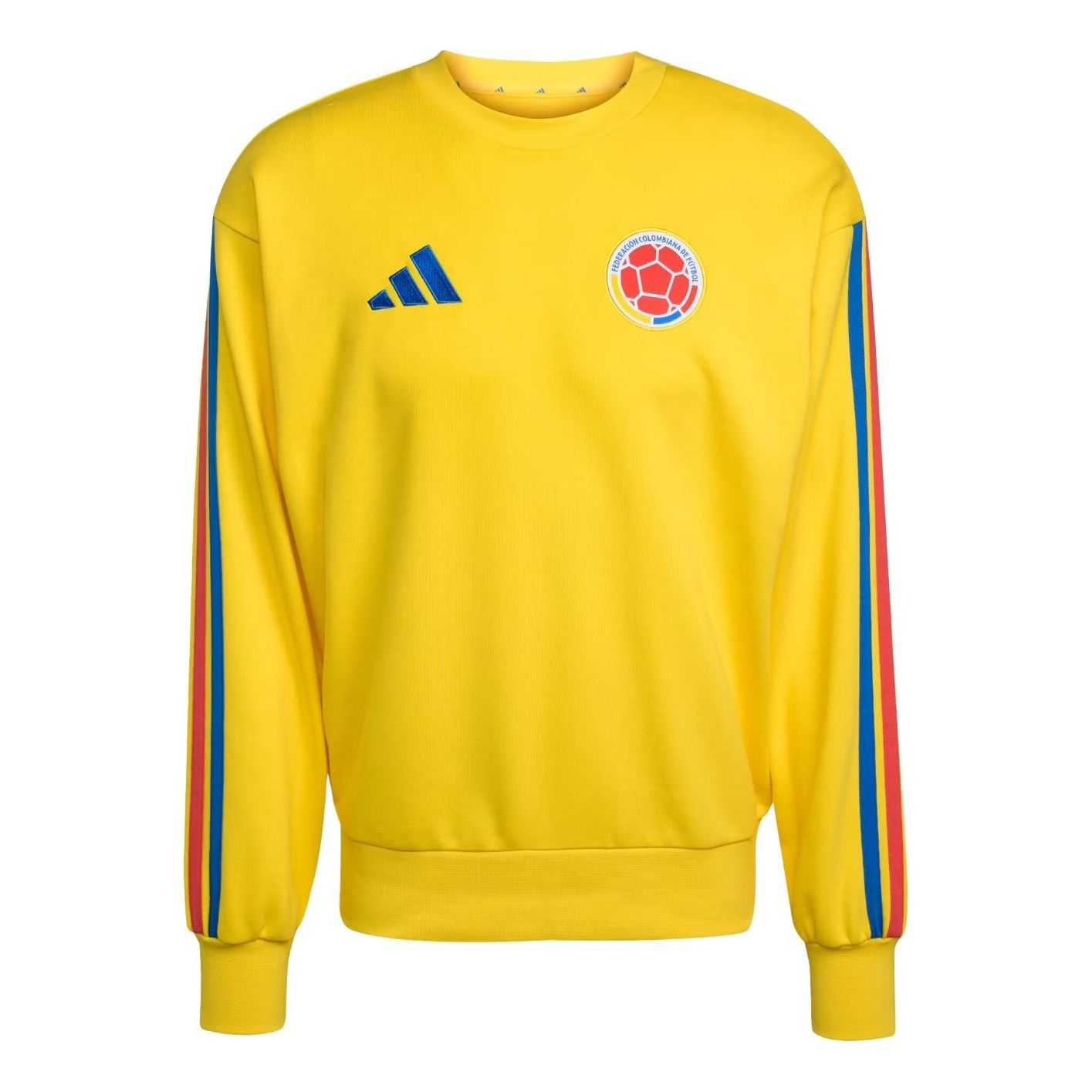 

Свитшот Adidas Colombia DNA Crew Sweat 'Impact Yellow'