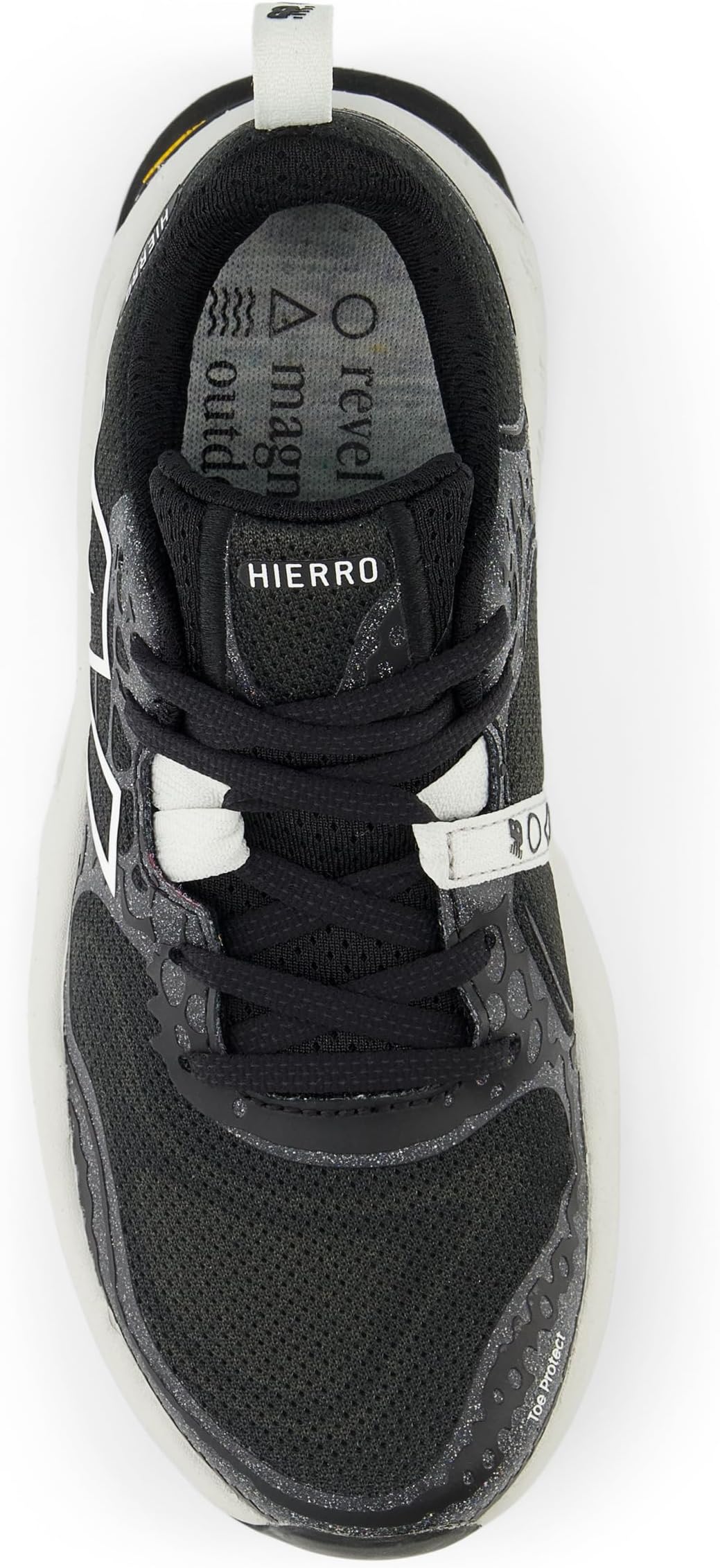 Кроссовки New Balance Fresh Foam X Hierro v8, цвет Black/Sea Salt — фото 2
