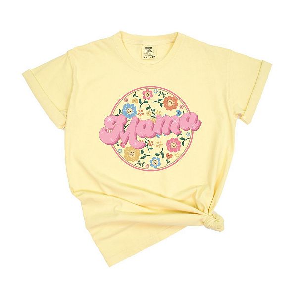 

Футболка Mama Flowers Circle garment dyed Simply Sage Market, Butter, Зеленый, Футболка Mama Flowers Circle garment dyed Simply Sage Market, Butter