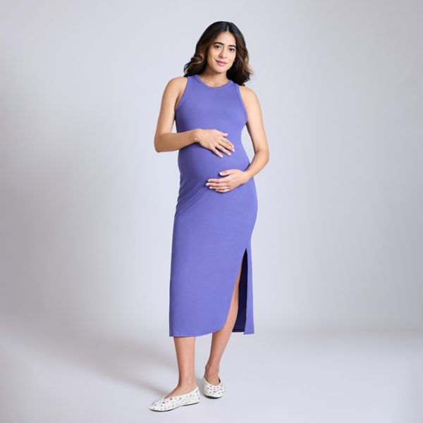 

Беременное платье-майка с racerback Motherhood, цвет skipper blue