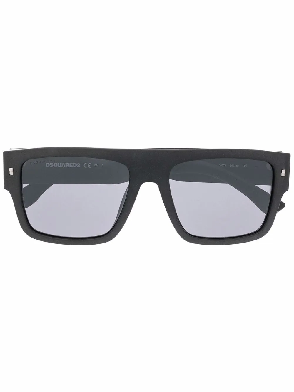 

Солнцезащитные очки с тисненым логотипом DSQUARED2 EYEWEAR, черный