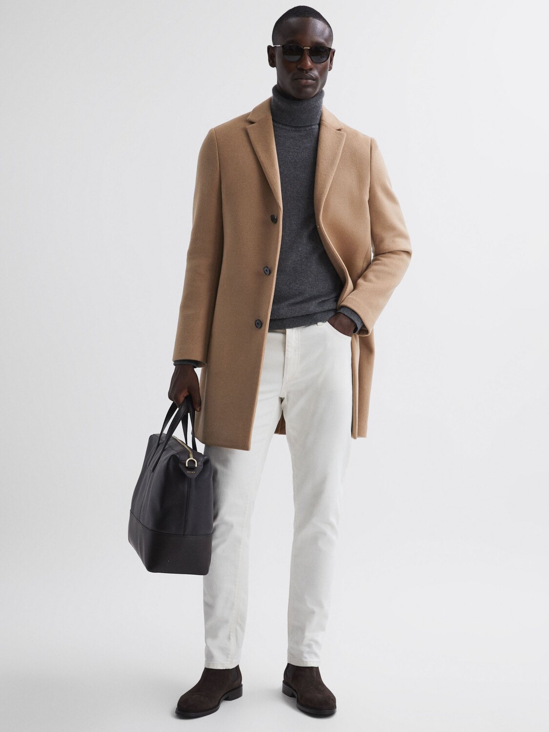 

Шерстяное пальто Gable Reiss, кэмел