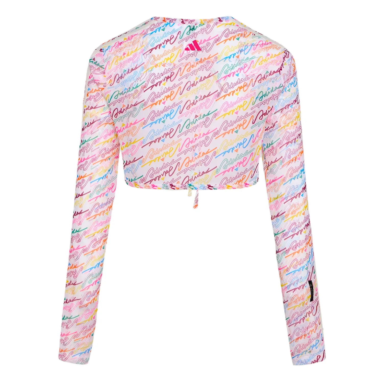 Короткое пальто для танцев женское Adidas, White/Orange/Pink/Purple/Blue/Green — фото 3