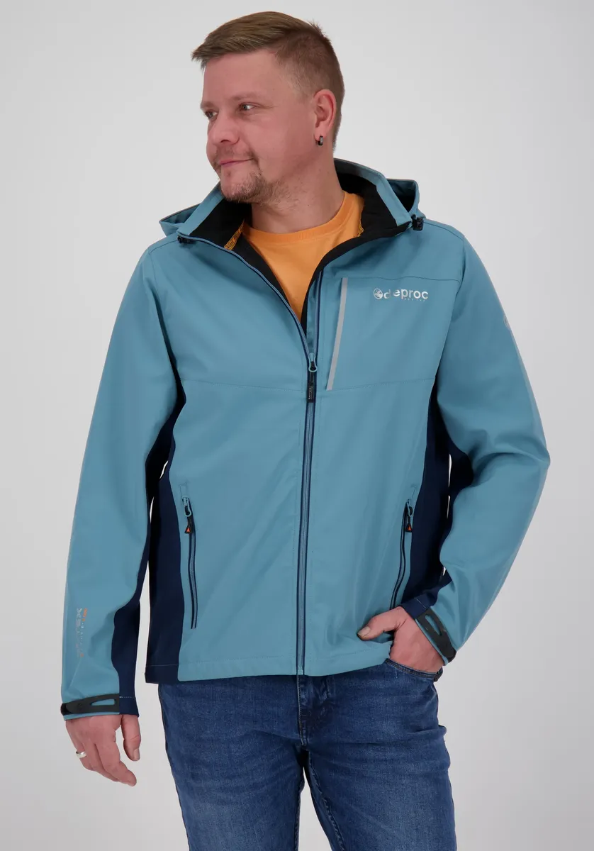 

Куртка DEPROC Active Softshell "NUNAVUT MEN", также доступна в больших размерах, цвет Smoke