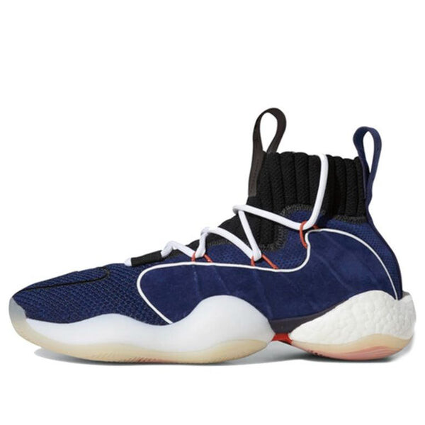 

Кроссовки crazy byw x core black raw amber Adidas, синий