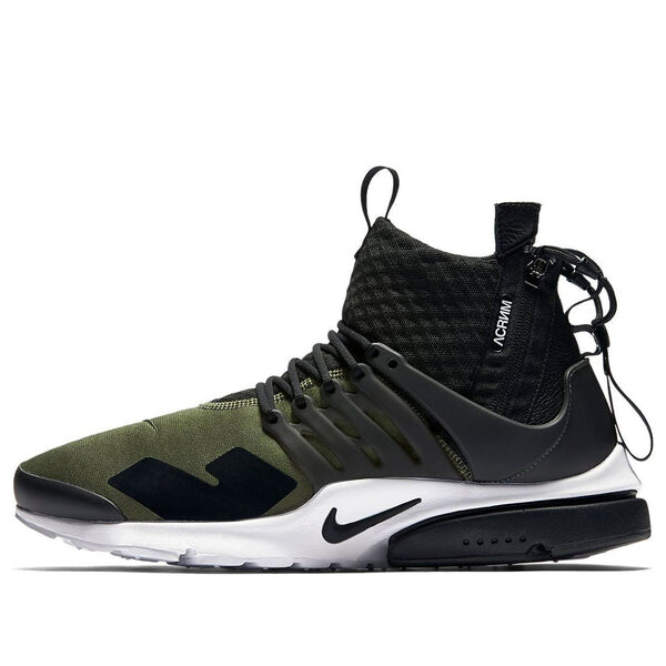 

Кроссовки аббревиатура x air presto mid Nike, зеленый