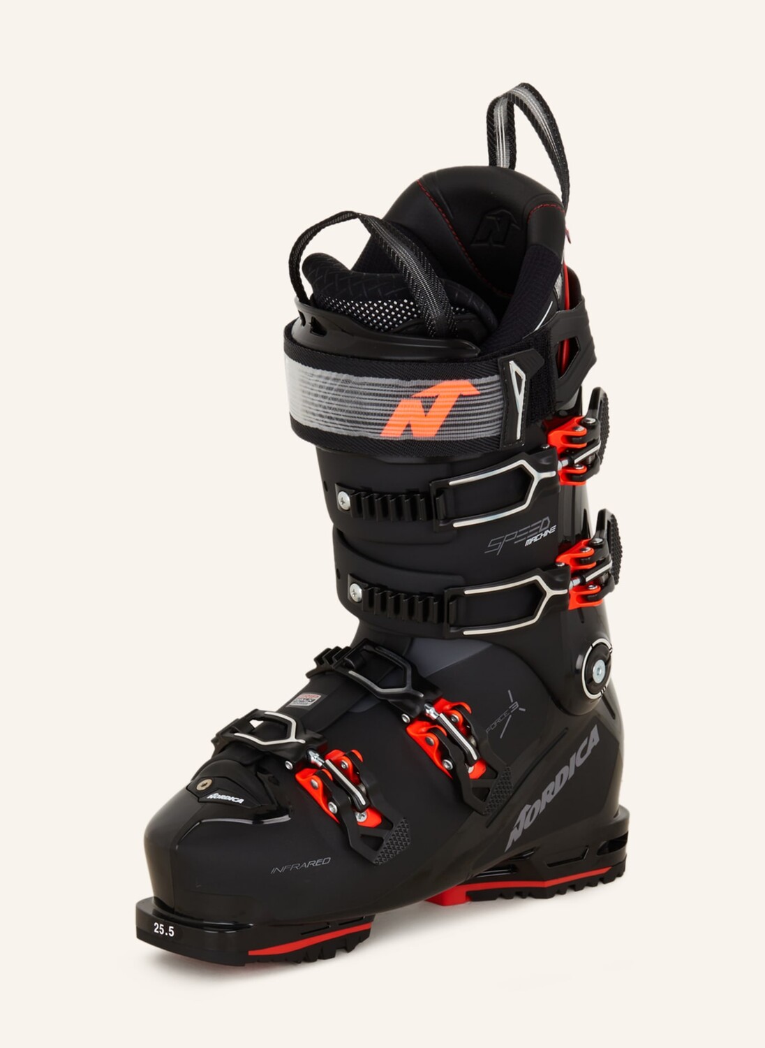 

Лыжные ботинки speed machine 3 130 gw NORDICA, цвет SCHWARZ/NEONROT