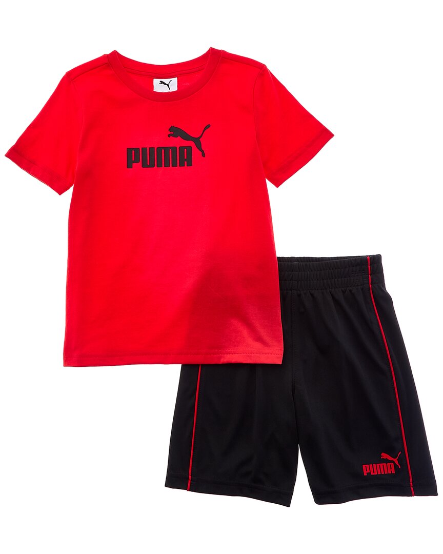 

Комплект из 2-х предметов: футболка джерси и шорты Interlock PUMA Puma, красный