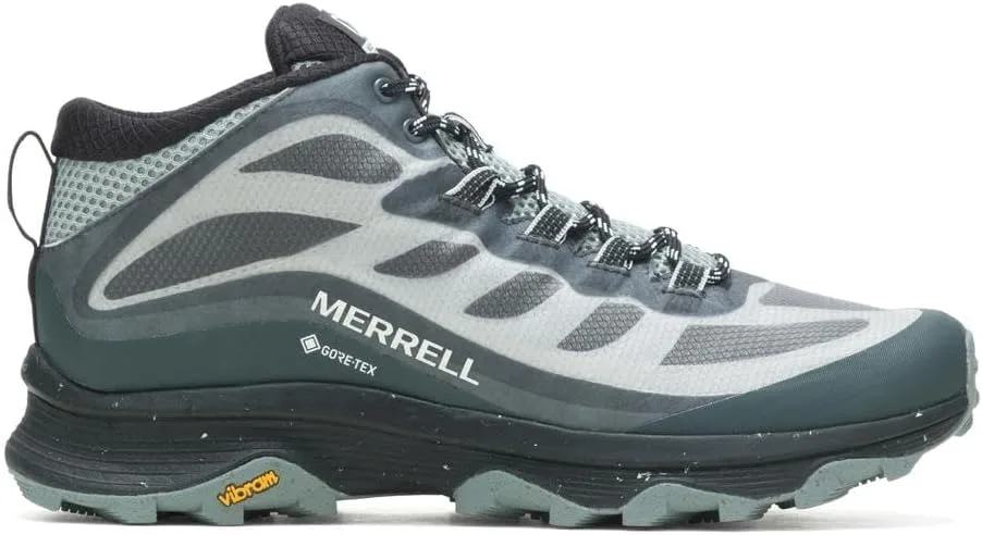 Мужские низкие кеды Merrell Moab Speed GTX Black/Asphalt, гранитный