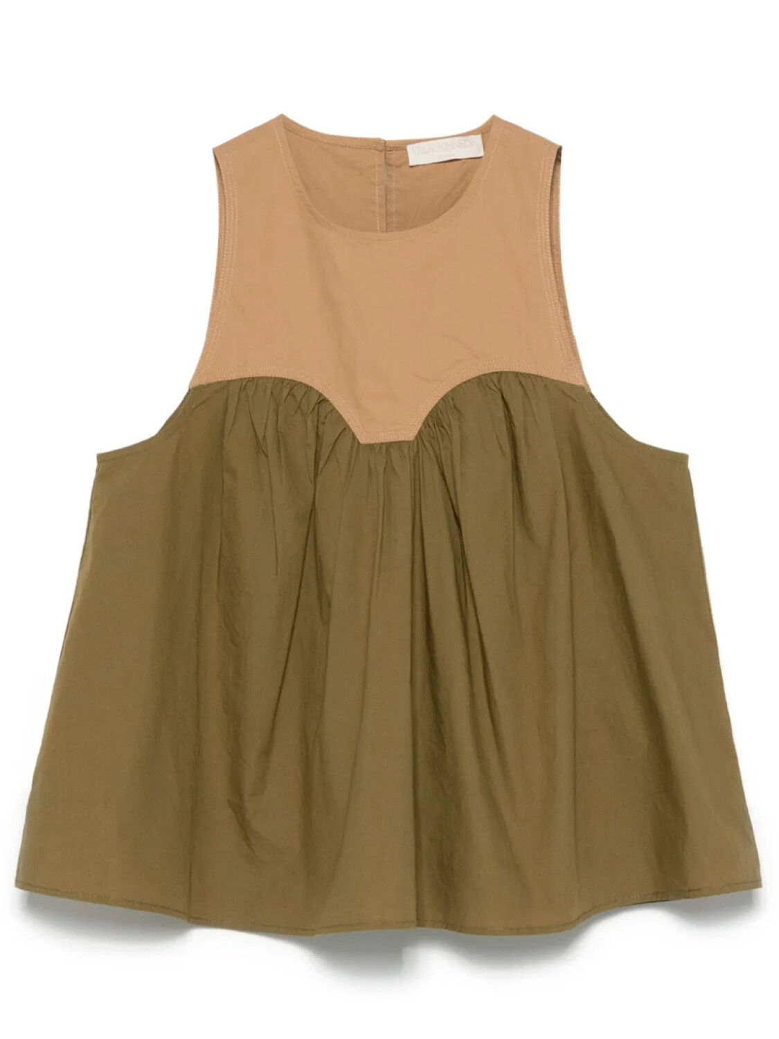 

Ulla Johnson топ Kali, зеленый