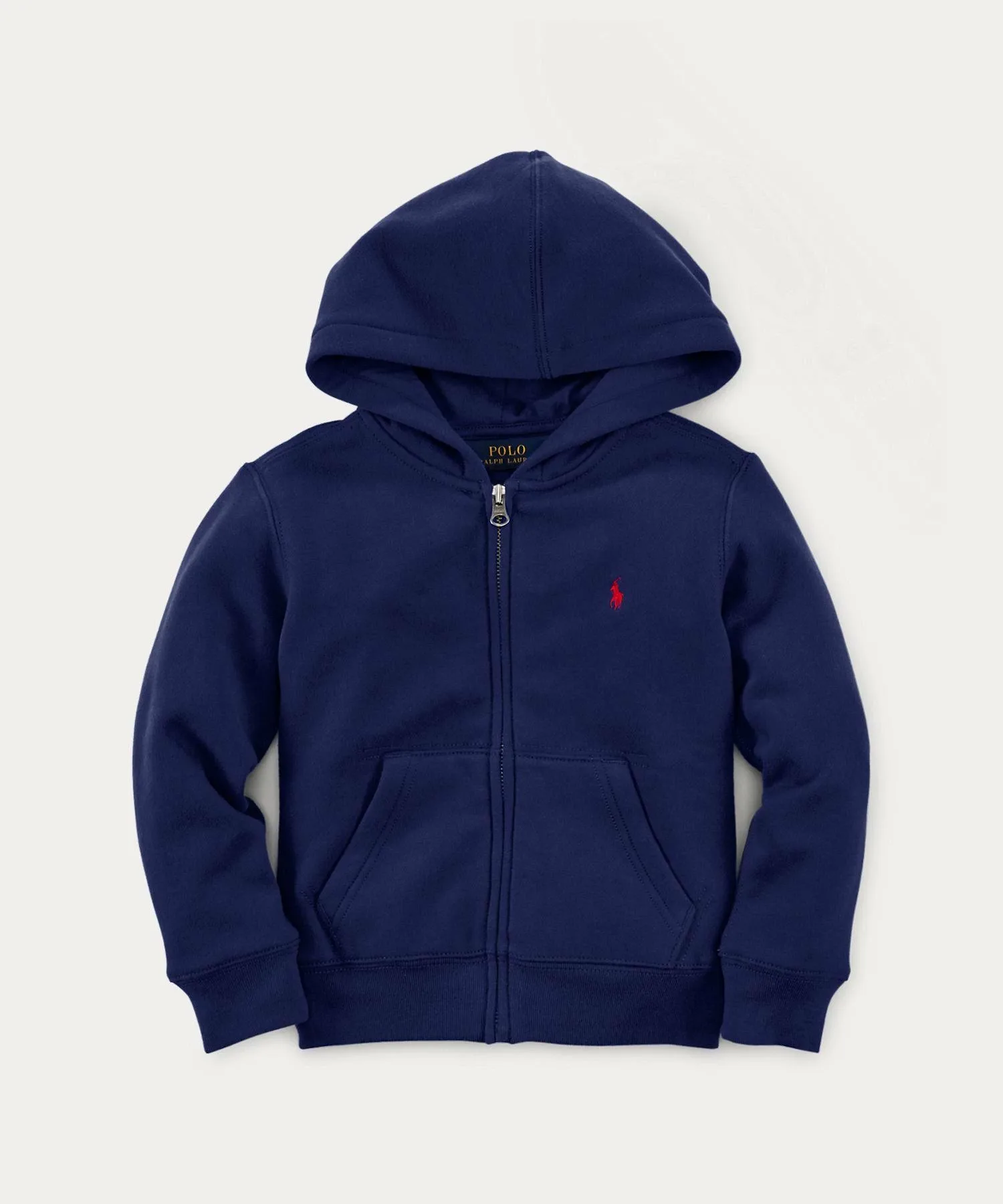 (Для мальчиков 2-7 лет) Толстовка с капюшоном из хлопкового флиса Polo Ralph Lauren, 400 Blue — фото 3