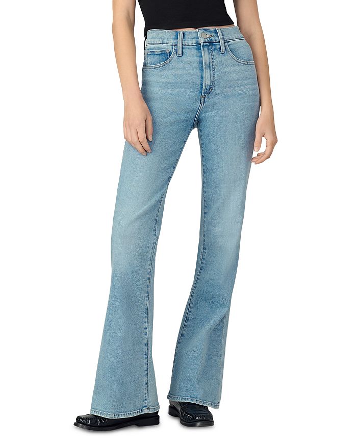 

Джинсы Molly Petite с высокой посадкой и расклешенными штанинами, цвет Riveting Joe's Jeans, синий