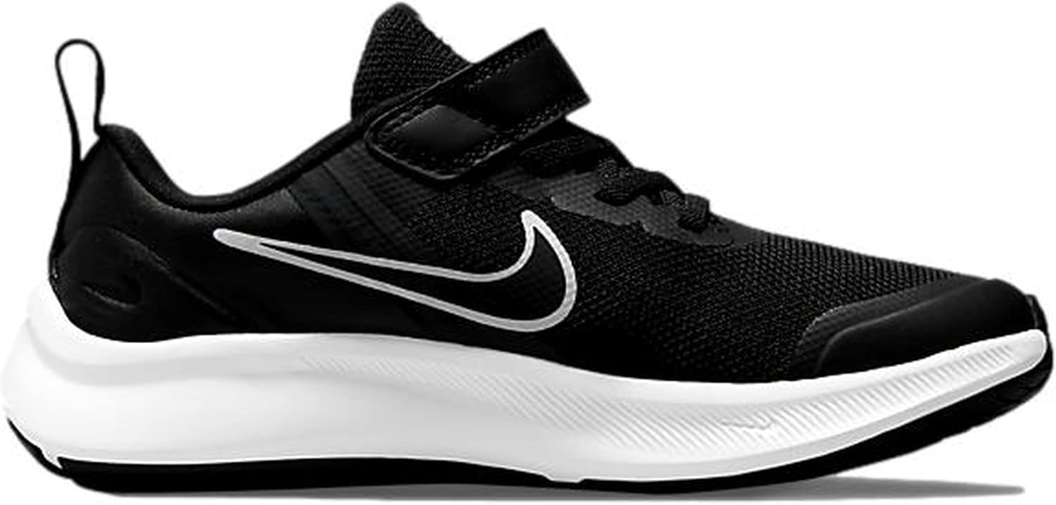 Детские кроссовки Nike Star Runner 3, белый/черный — фото 4