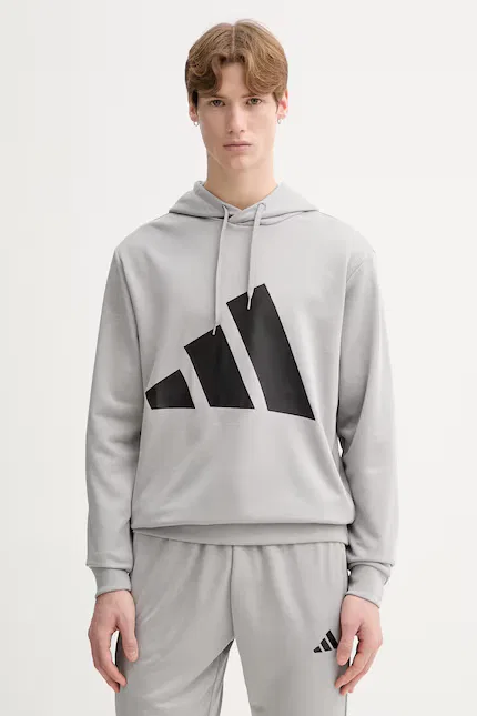Спортивный костюм из эластичного трикотажа Adidas, серый — фото 2