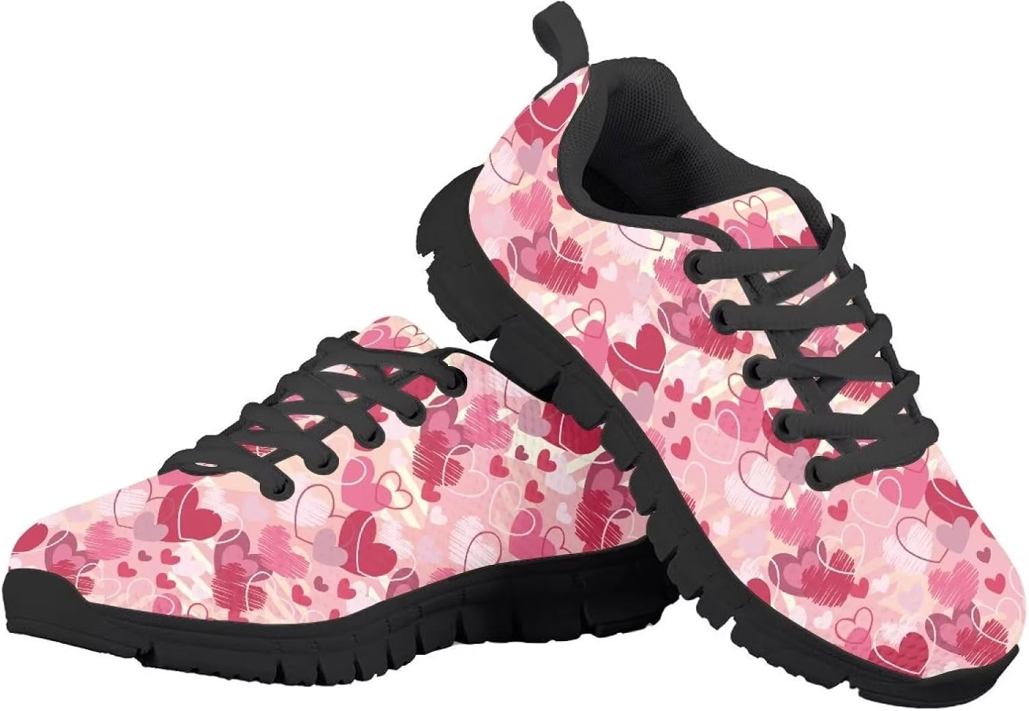 

Кроссовки GIFTPUZZ для детей и взрослых унисекс, легкие и дышащие, для бега, походов, прогулок, спорта и путешествий, розовый