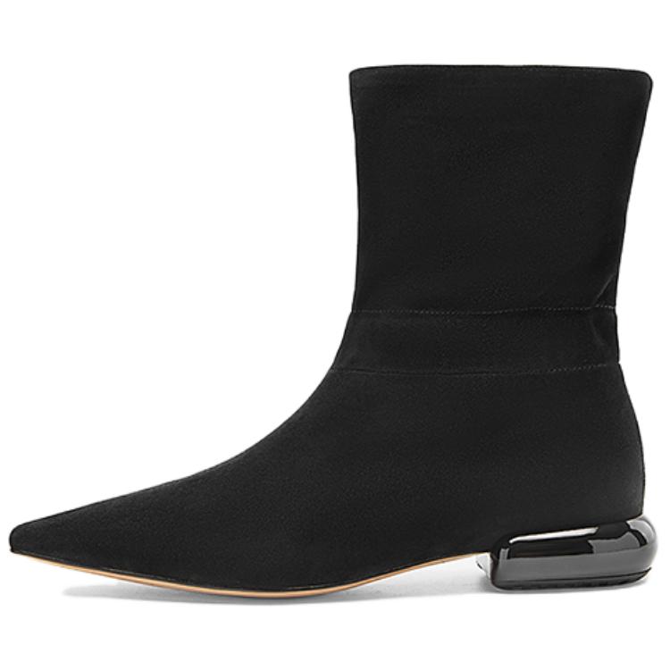 NINE WEST Коричневые женские ботильоны на каблуке 2,5 см, цвет Brown — фото 3