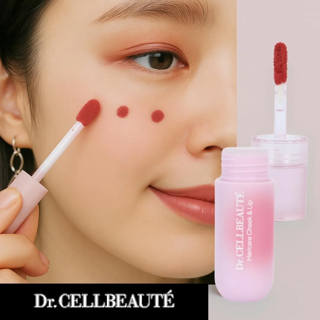 Тональный крем для губ и щек Dr.CELLBEAUTE 4-в-1 кораллово-розовый — фото 2