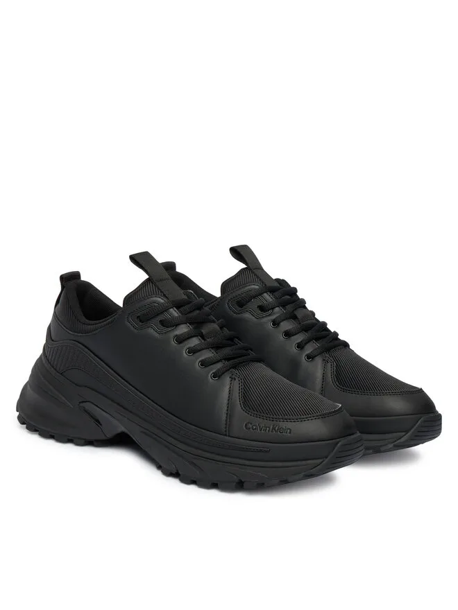 Calvin Klein Кроссовки Hike Runner Laceup Tech Mix YM0YM01417 черные — фото 2