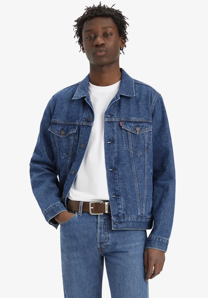 

Джинсовая куртка Levi's "THE TRUCKER JACKET", цвет Watermarks Embossed