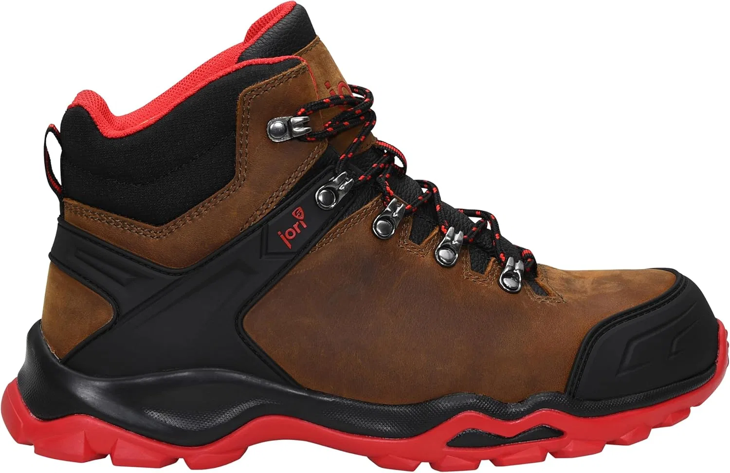 Защитная обувь ELTEN Jori jo_Powerful Brown Mid S3S, женская и мужская, кожа, стальной защитный носок, легкая, классическая — фото 2