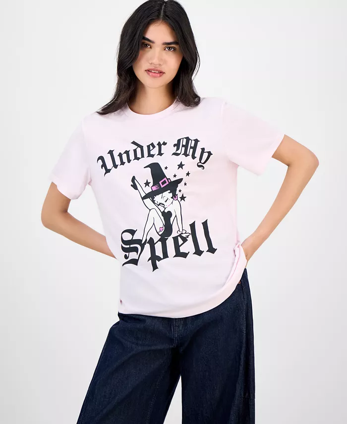 

Футболка Greyson Threads, The Label Juniors с изображением Бетти Буп на Хэллоуин Grayson Threads, The Label, розовый