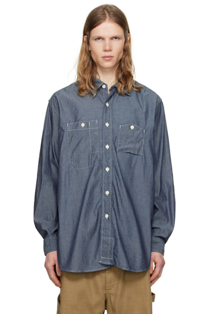 

Рабочая рубашка цвета индиго Engineered Garments