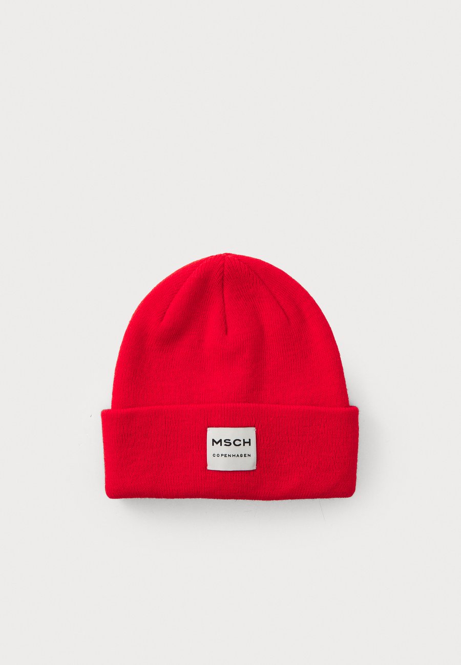 

Шапка MSCH Copenhagen LOGO BEANIE KEY, Flame Scarlet/Red