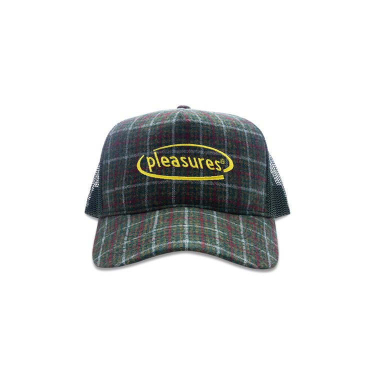 

Бейсболка Pleasures Happier Plaid Trucker, зеленый