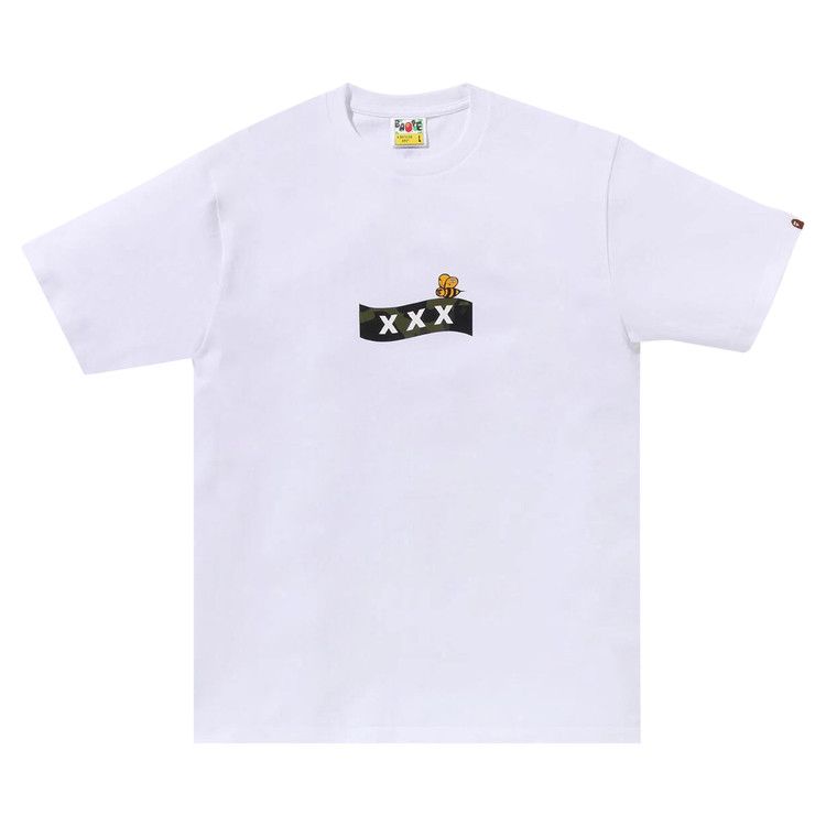 

Футболка BAPE x GOD SELECTION XXX Tee, White