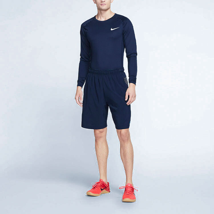 Фитнес Одежда Мужская Темно-Синяя Nike, темно-синий — фото 3