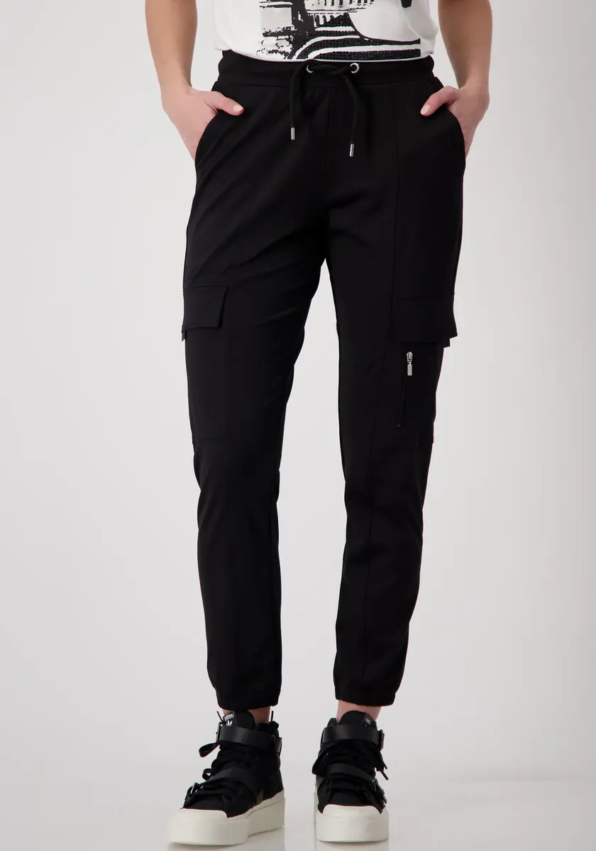 

Брюки Monari Jogger с накладными карманами, черный