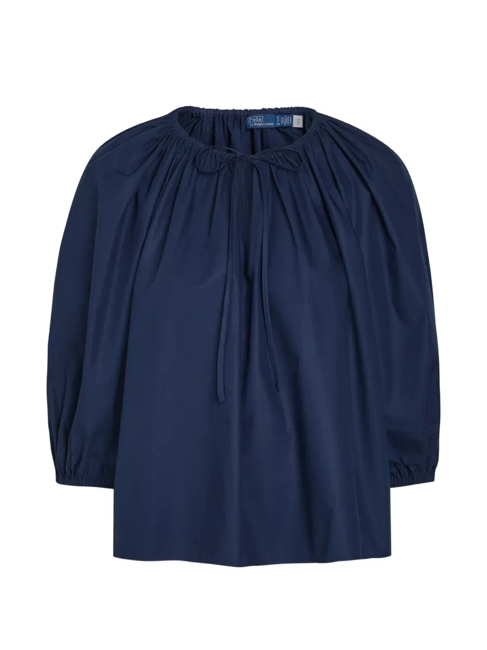 Блузка со шнуровкой Polo Ralph Lauren, синий
