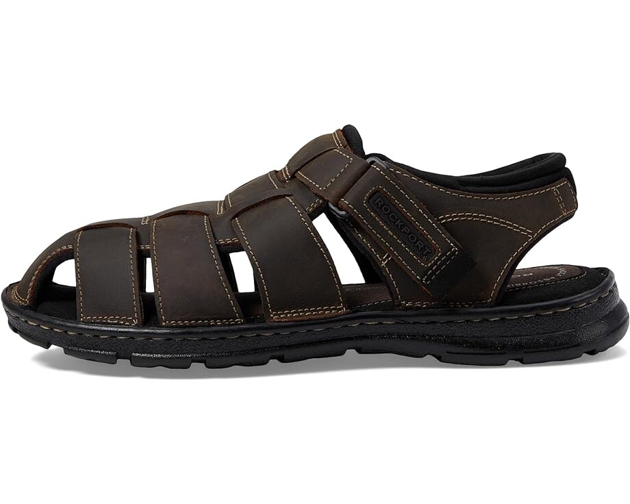 Сандалии Rockport Darwyn Fishermen, цвет Brown II Leather — фото 4