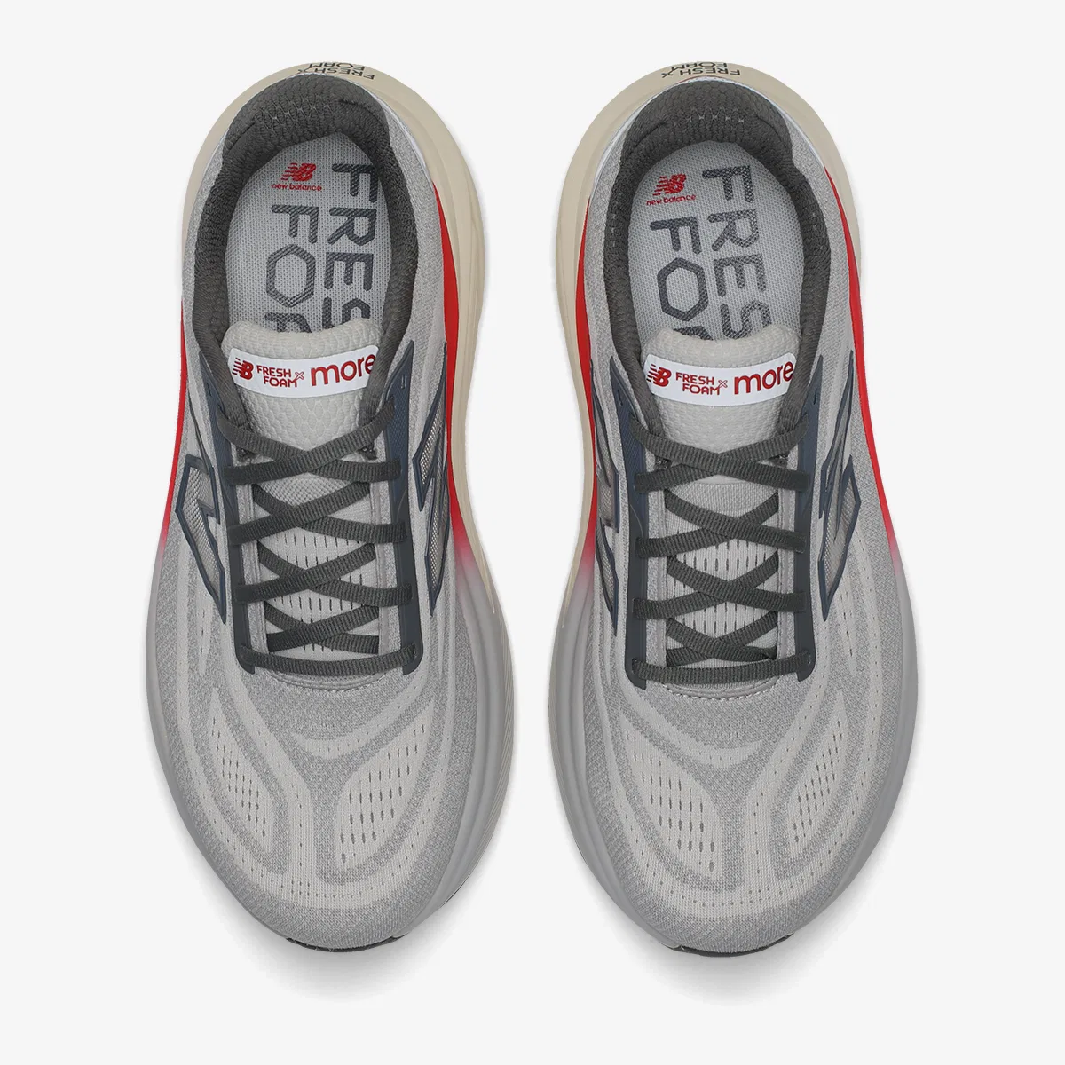 Мужские кроссовки More V6 серые от New Balance — фото 2
