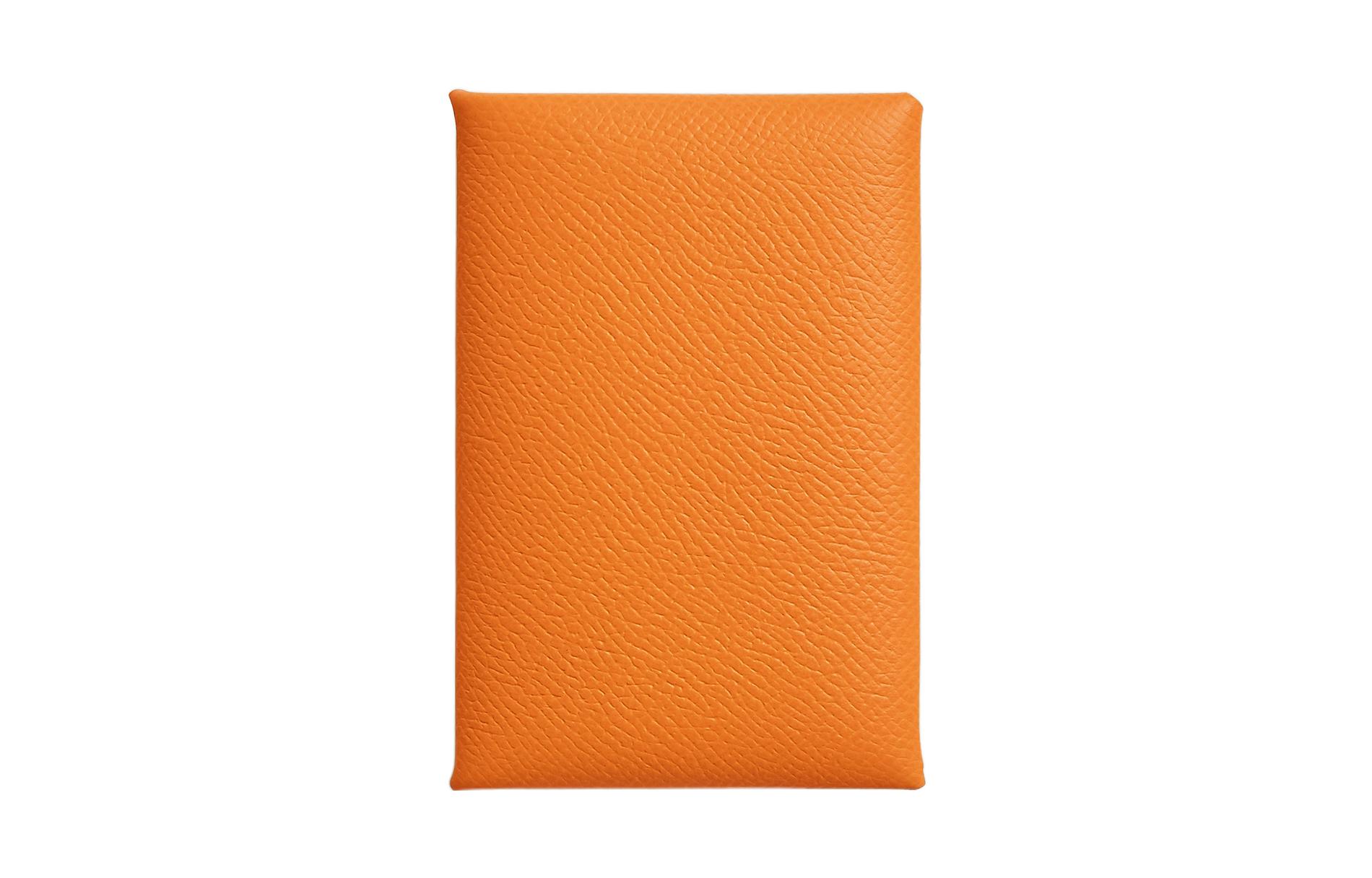 

HERMES Картхолдер Calvi Epsom Calfskin женский I9 Abricot