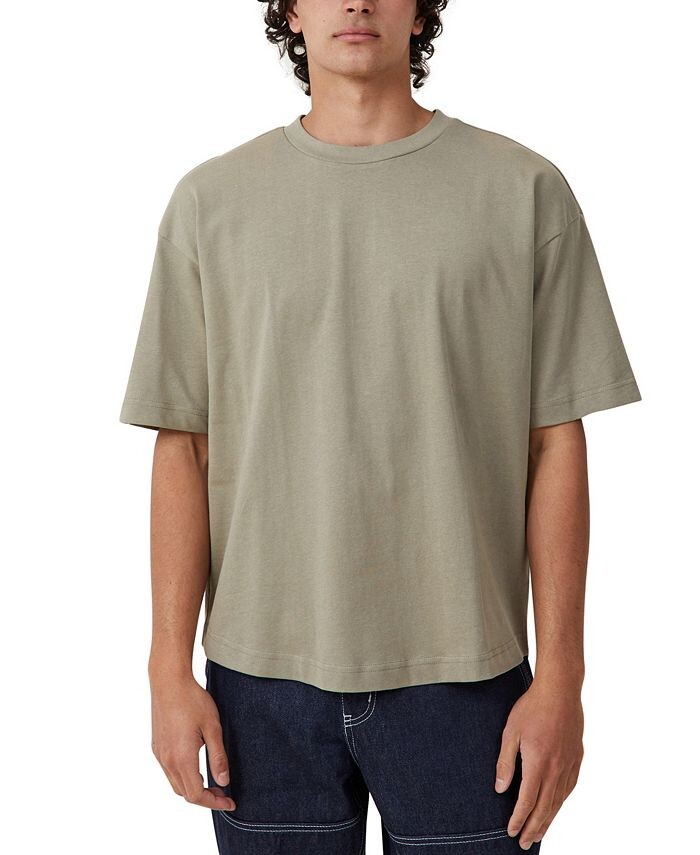 

Мужская футболка с короткими рукавами и короткими рукавами Box Fit COTTON ON, зеленый